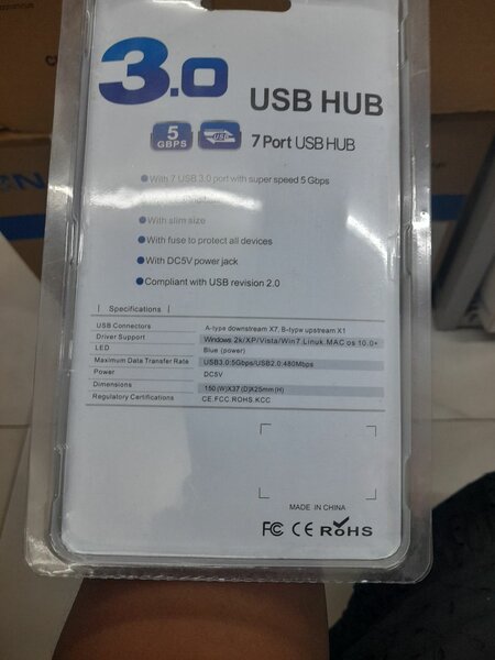 Hub USB 3.0 à 7 ports