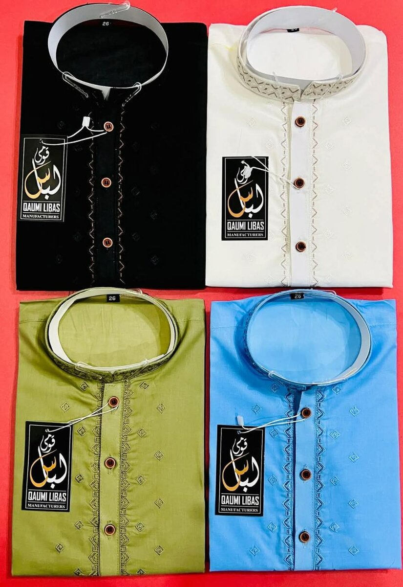Branded Embroidered kurta shalwar boys 18-30 size