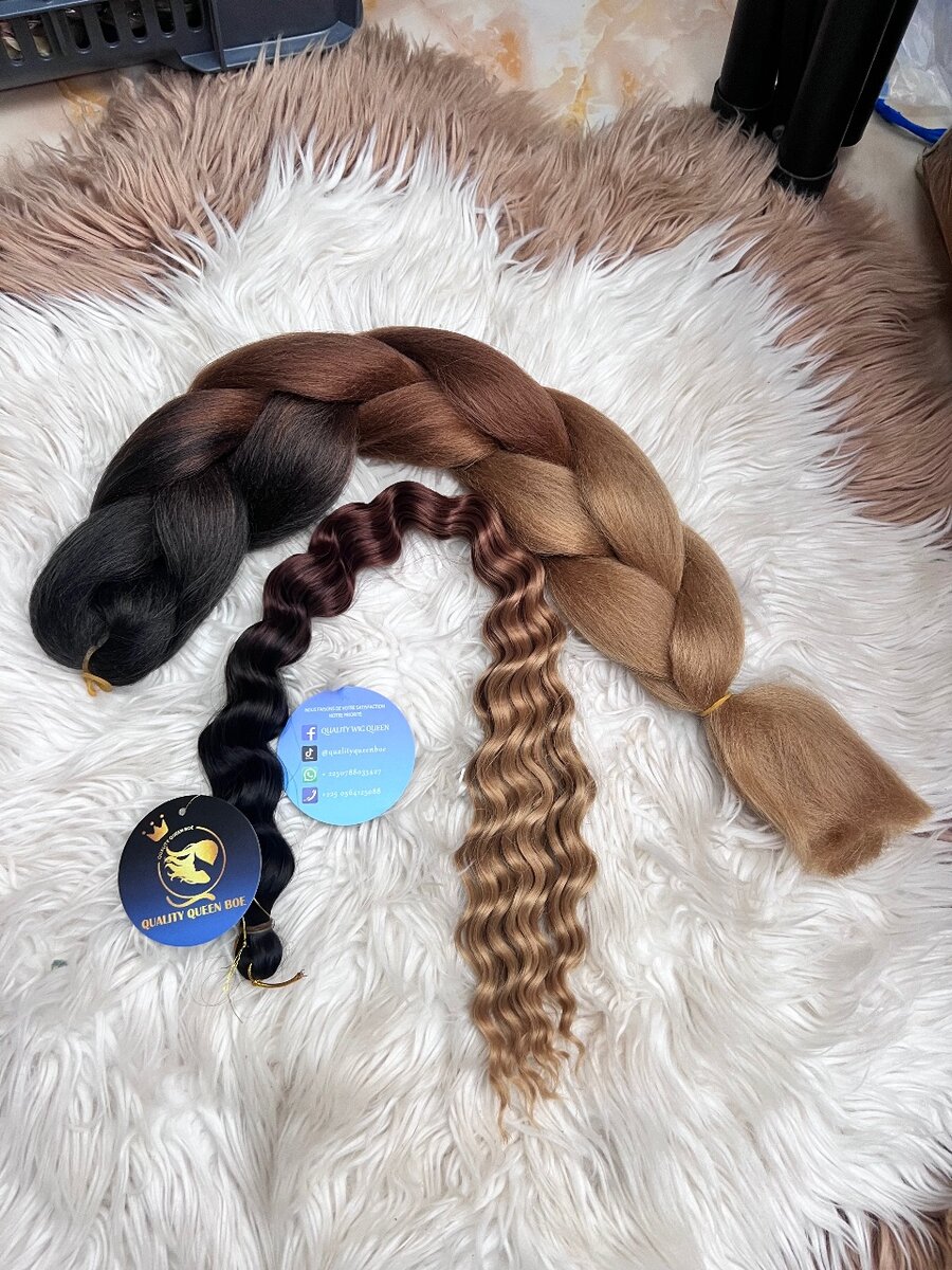 Extensions tressées ombrées