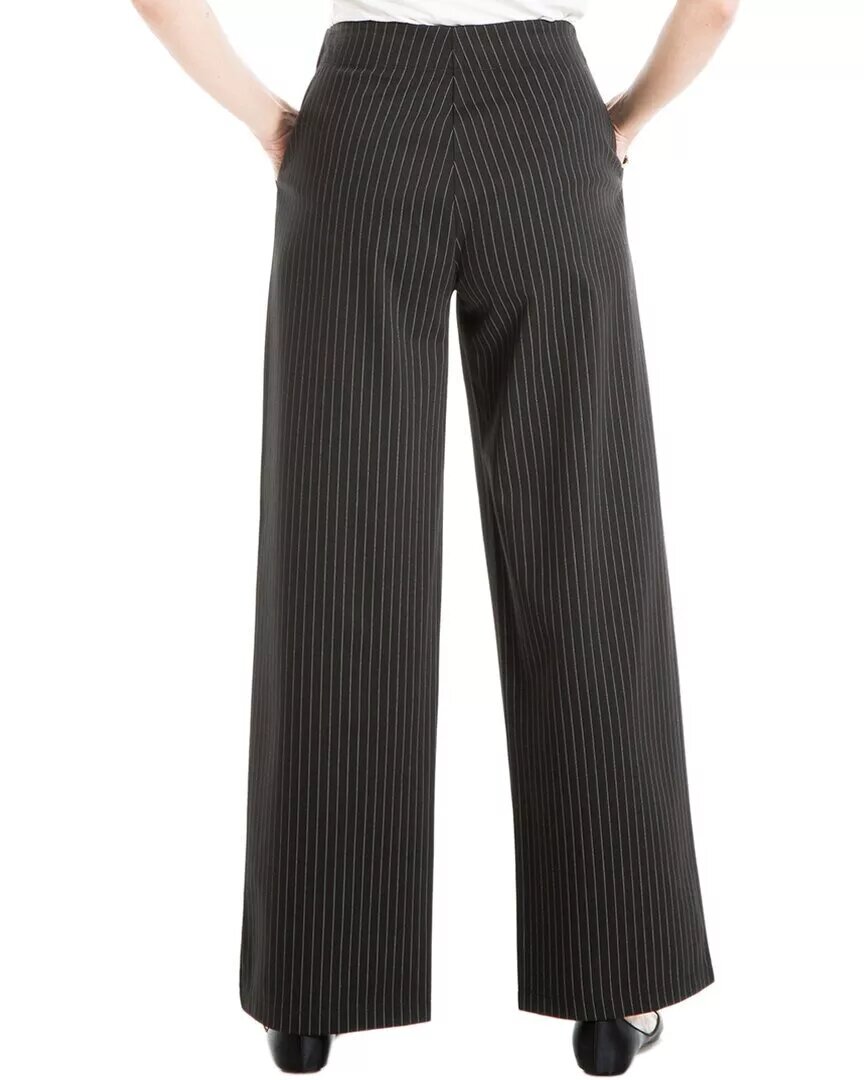 Women's Banded Waist Wide Leg Pants With Pockets(Very Thick)