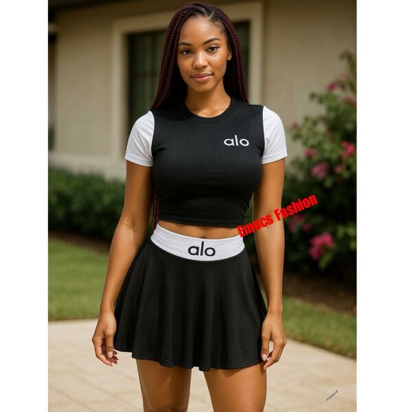 Tenue de sport noire Alo