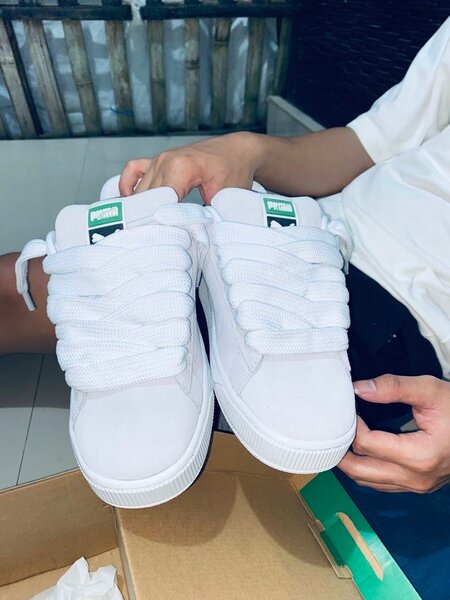 Baskets blanches confortables