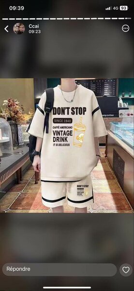 Ensemble sport décontracté