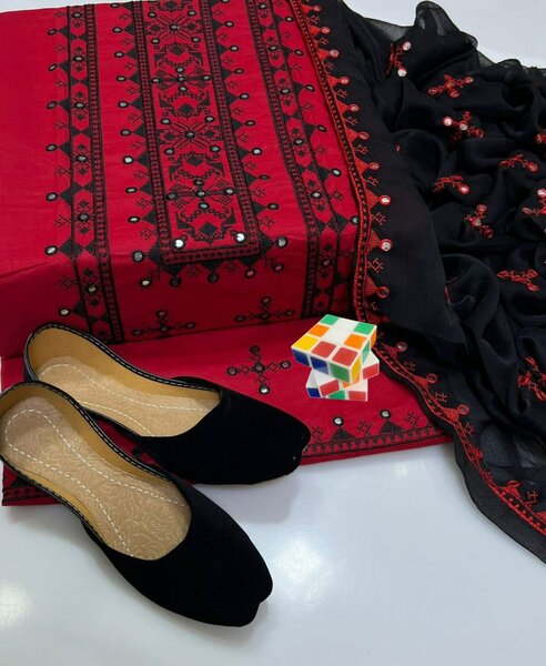 Stuff lawn cotton 3 pc ,Dc Free