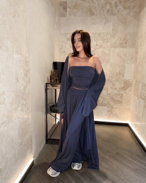 Ensemble élégant et fluide pour femmes