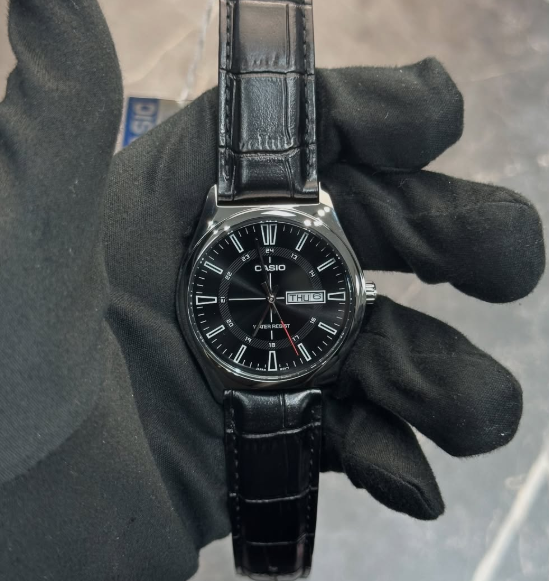 Casio черные часы 