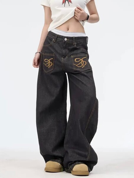 Jeans évasés style vintage