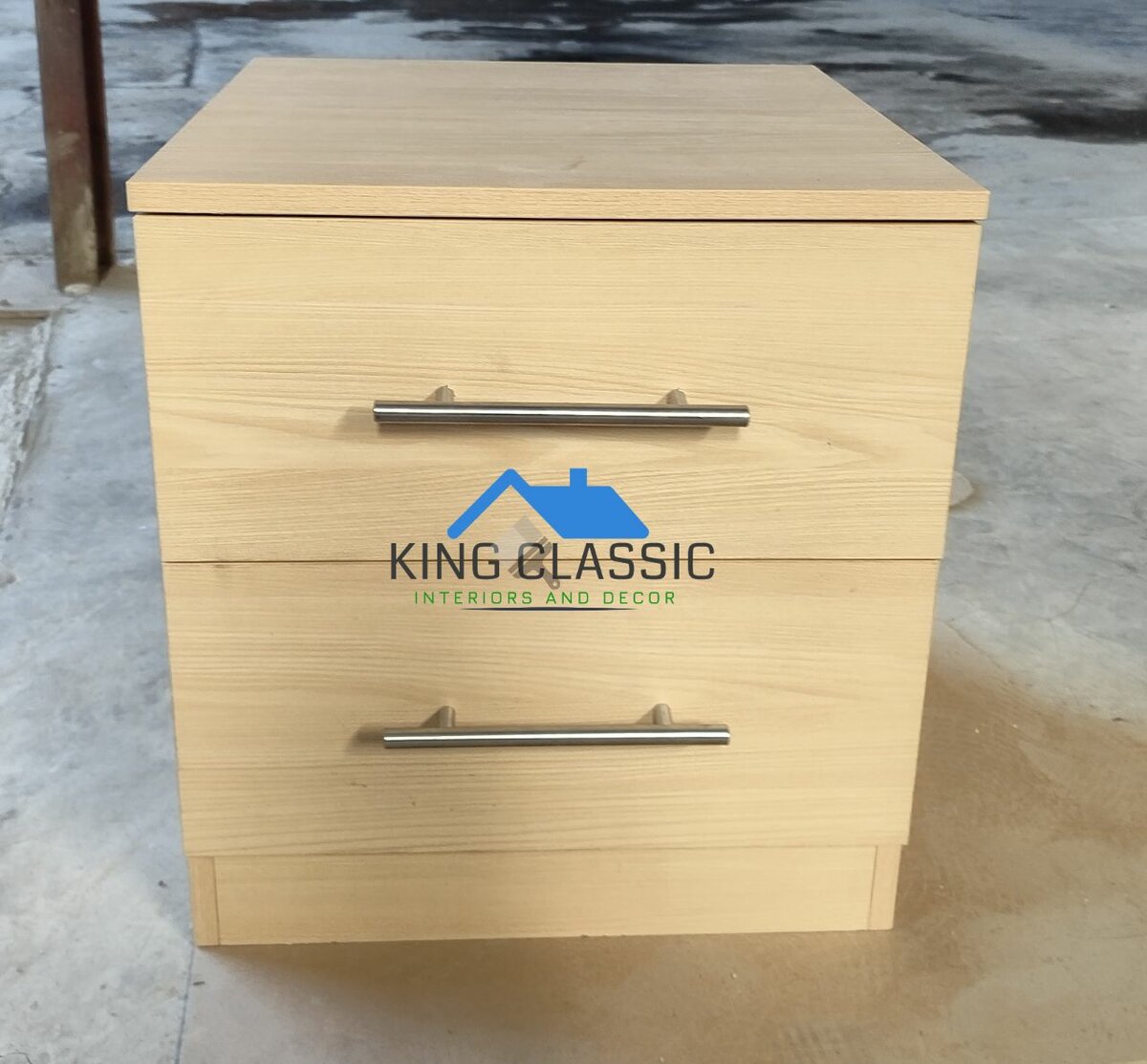 2 drawer Bedside table