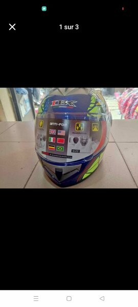 Casque Moto Coloré