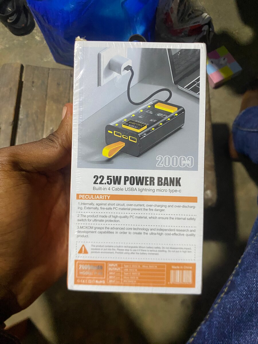 Power Bank 22.5W 20,000mAh