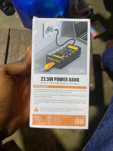 Power Bank 22.5W 20,000mAh