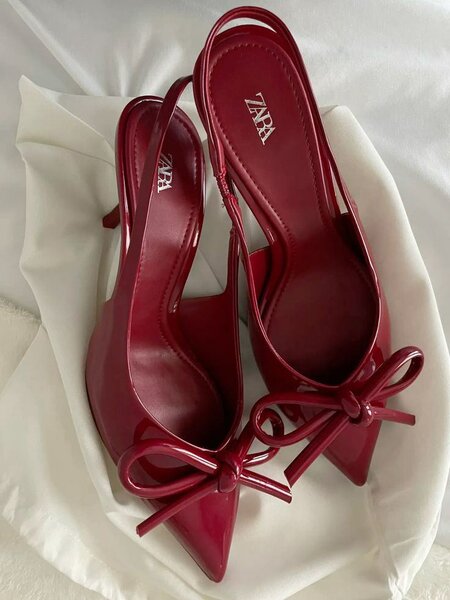 Escarpins à Talons Zara Rouges