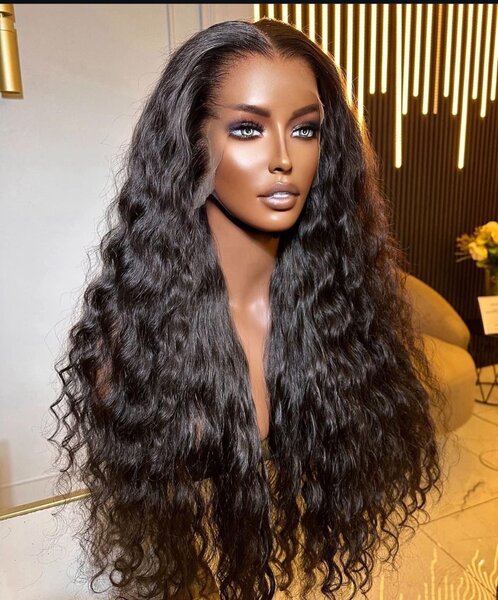 Bone straight human hair