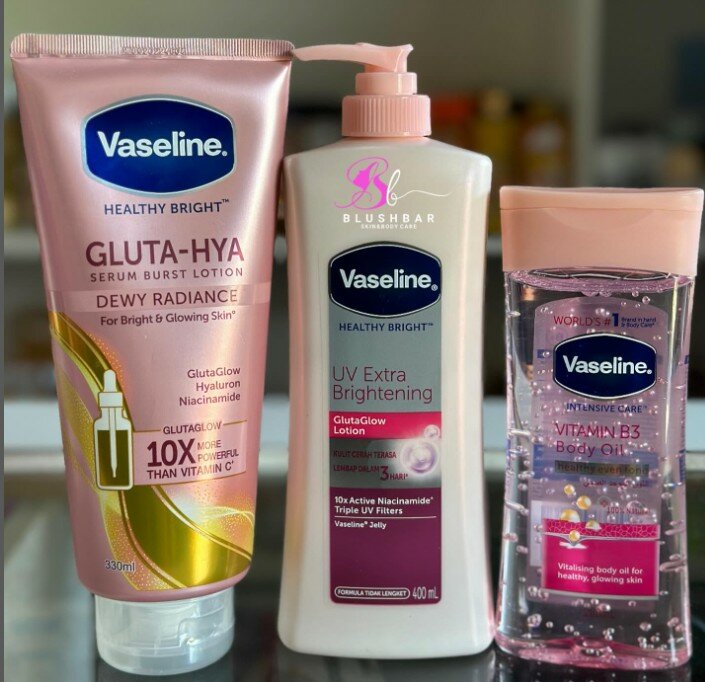 Vaseline Gluta Glow Combo
