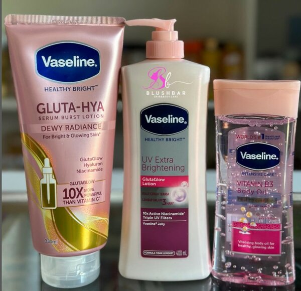 Vaseline Gluta Glow Combo