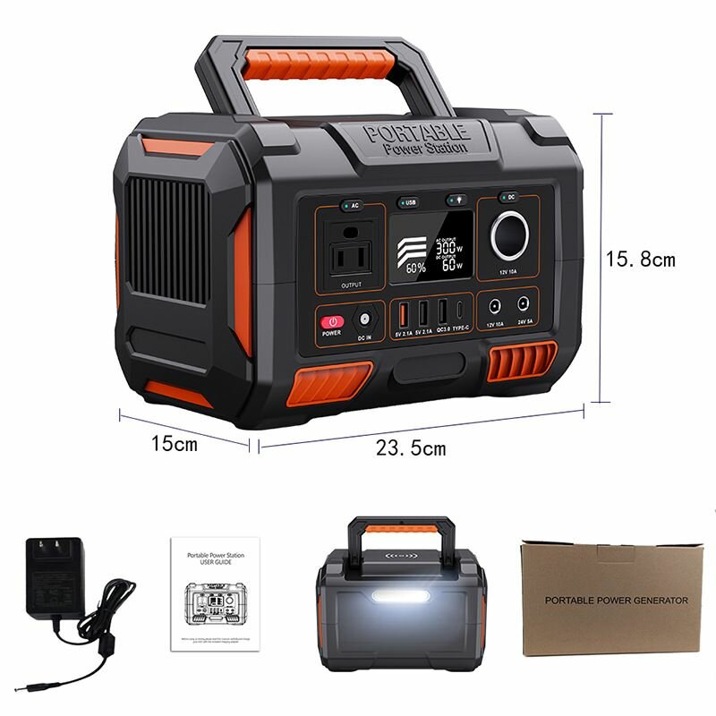 Générateur portable Rechargeable 300w batterie lithium