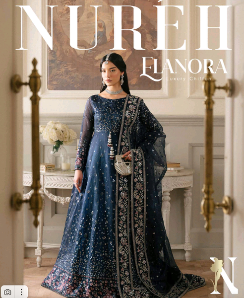 Nureh Introducing ELANORA - Unstitched: The Pinnacle of Luxury Fashion