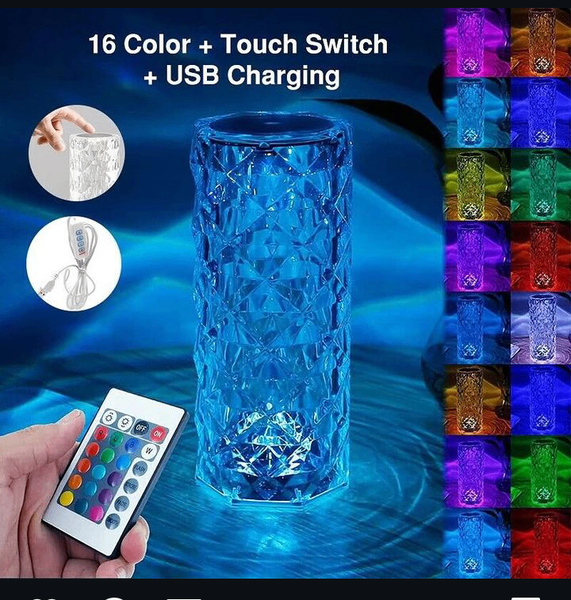 16 Colours Rose Diamond Lamps