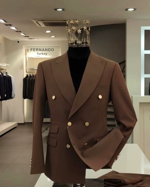 Men's suit brown