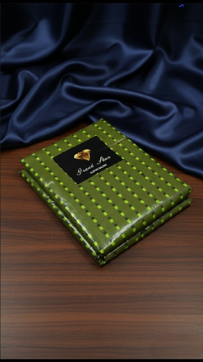 Tissu Africain Vert en Coton