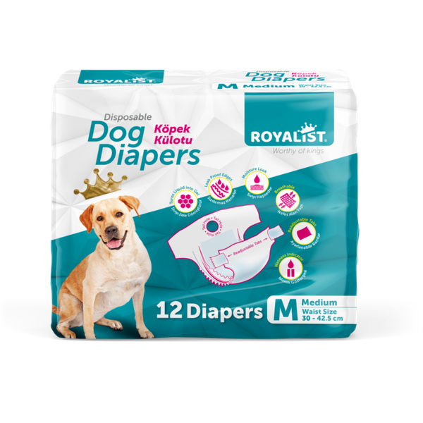 Couches Jetables pour Chiens Moyens