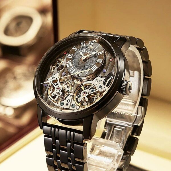 Montre Tourbillon Luxe Homme