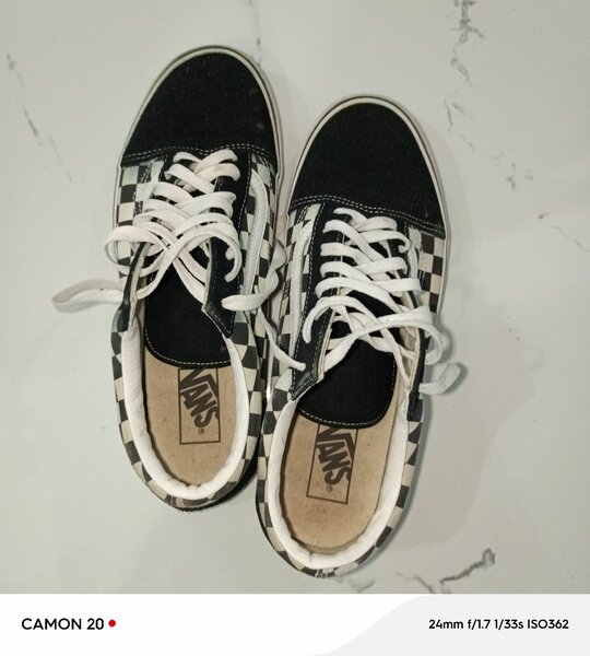 Vans Baskets à Damier Classique