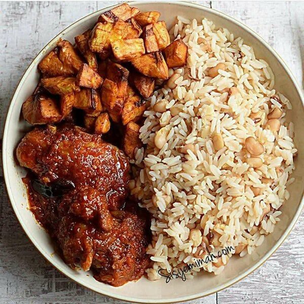 Plat de riz jollof nigérian