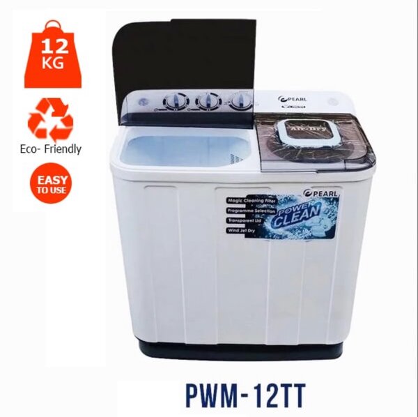 Pearl 12KG Twin tub Washing Machine Semi Automatic