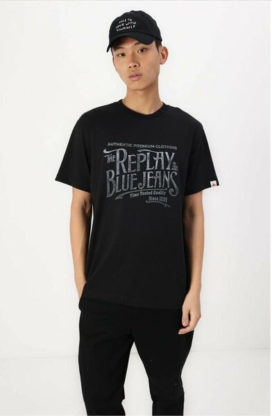 Replay T-shirt Noir Homme