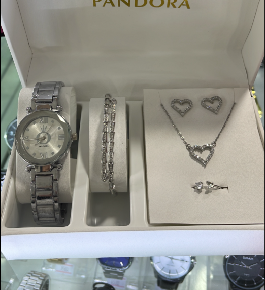 Зергер комплект + саат