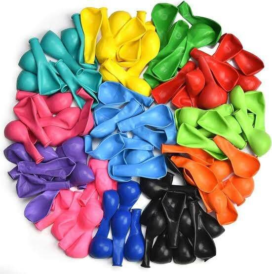 100 Piece Balloons Pack