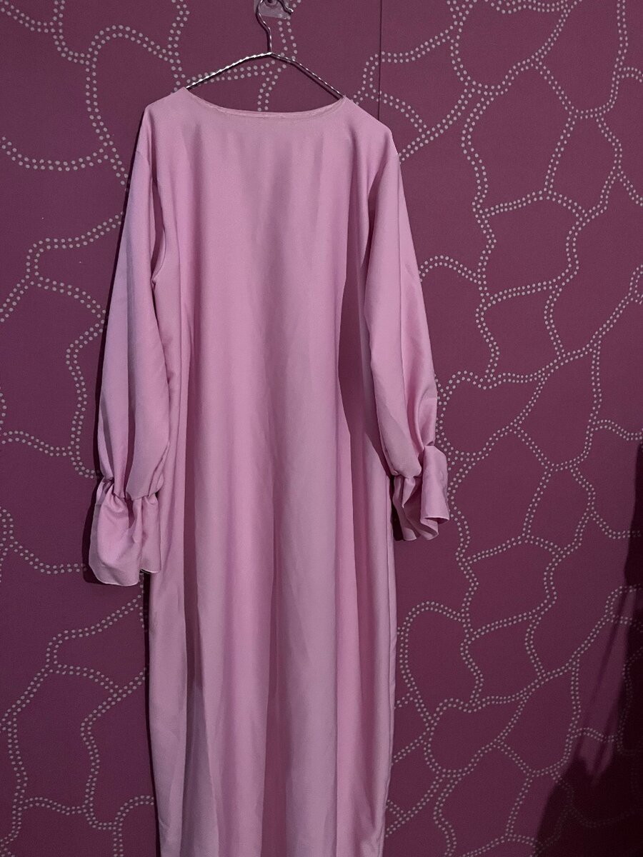 Robe longue rose élégante