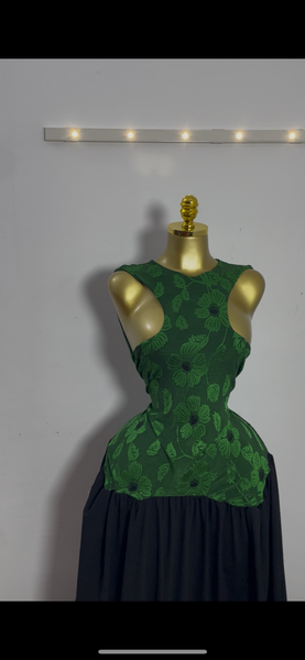 Robe longue élégante florale