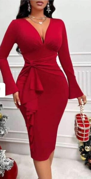 Robe rouge pour Noël