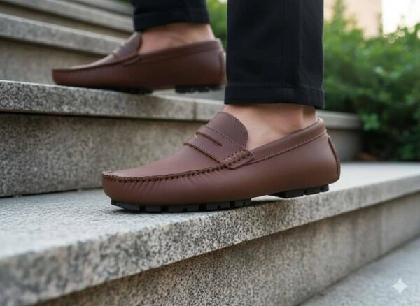 Mocassins en cuir pour homme