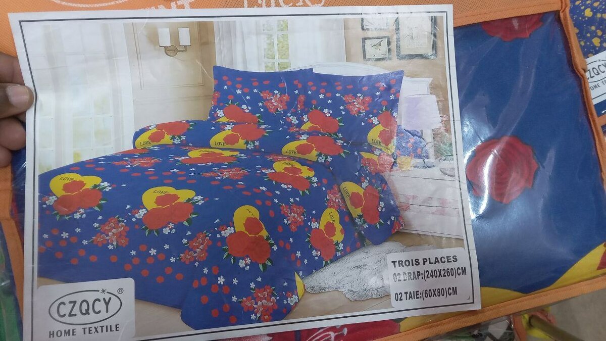 Draps 3 pièces- Ensemble De Literie 3 Places