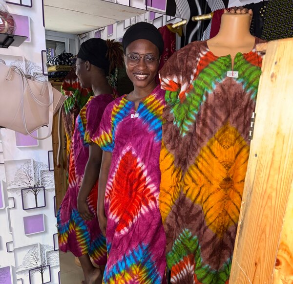 Robe Dashiki Colorée Femme