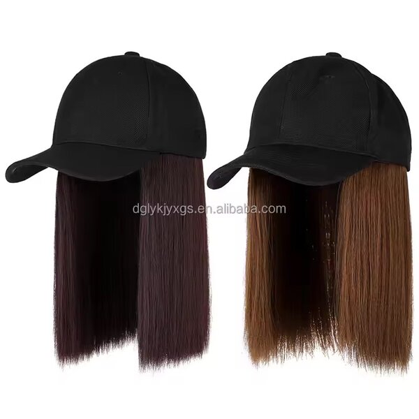 Casquette à cheveux synthétiques