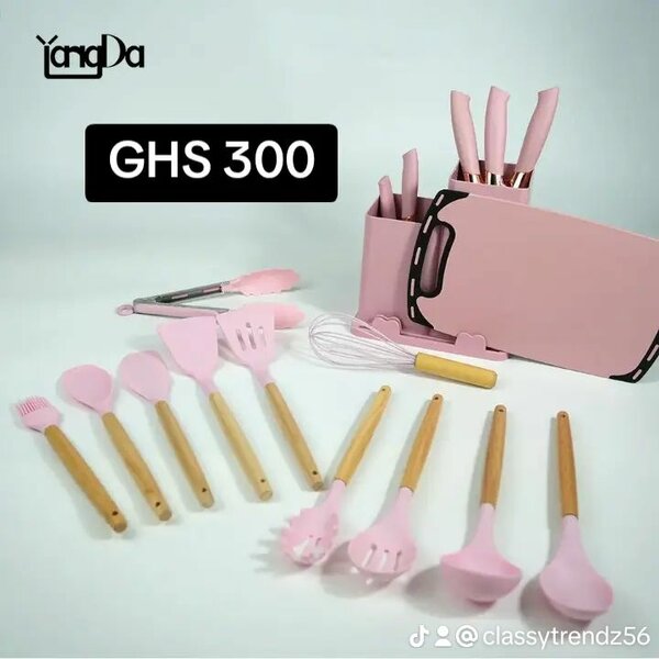 19pcs silicone ladles