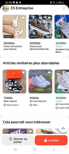 Baskets blanches classiques