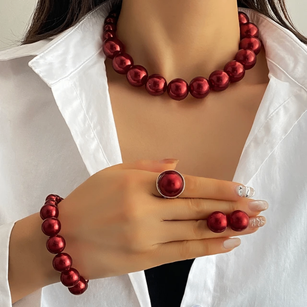 Collier Perlés complet