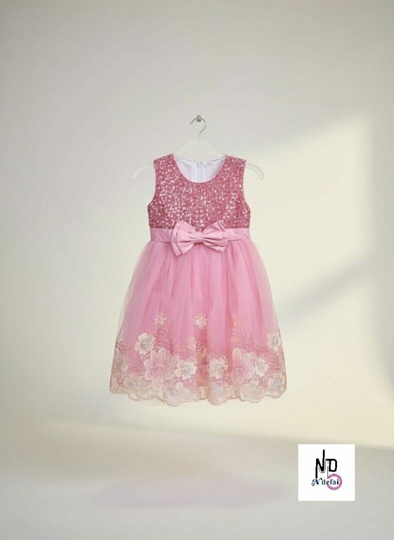 Robe de princesse rose fille