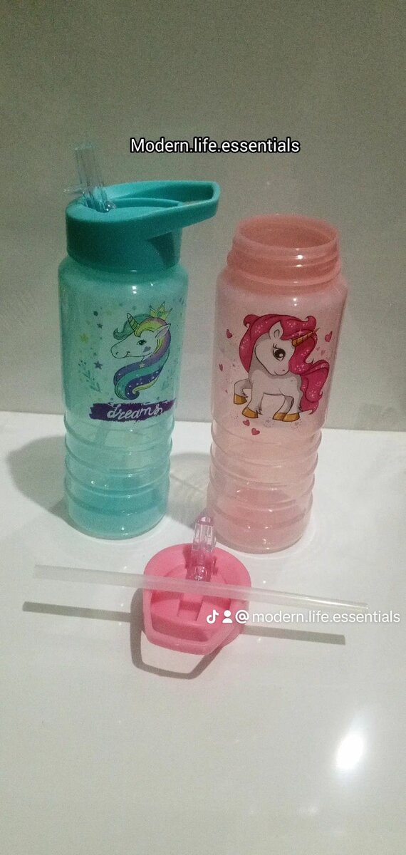 Unicorn water and tea bottle