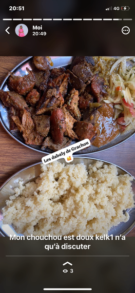 Porc braisé Attieké