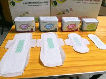 Serviettes hygiéniques magnétiques