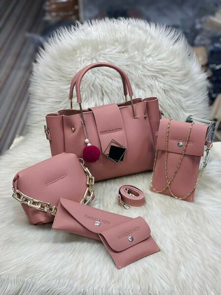 Royal Star (Pink)  5-in-1 Handbag Set