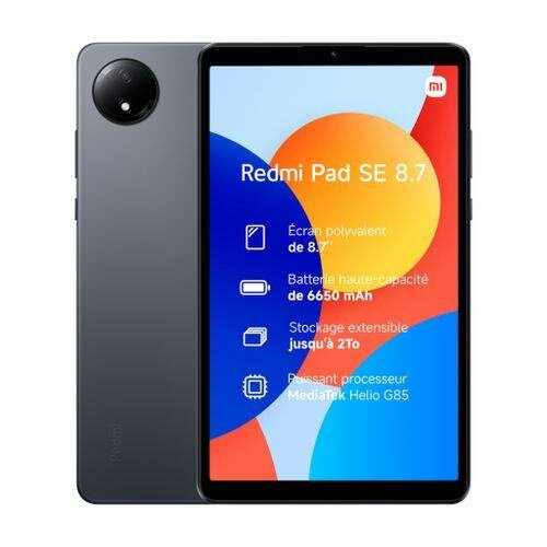 XIAOMI Redmi Pad SE - 8,7" - 4G - 4/64 Go - 5/8 Mpx - Gris -