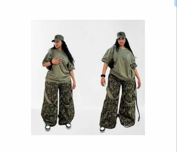 Pantalon cargo ample stylé