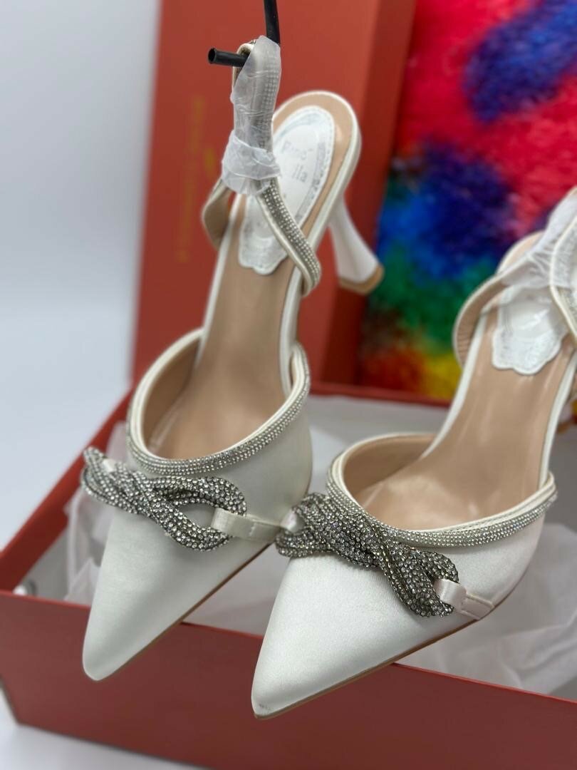 Its a half shoe heel